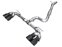 画像をギャラリービューアに読み込む, AWE Tuning MK8 Volkswagen Golf R 3in Track Edition Quad Exhaust - Diamond Black Tips