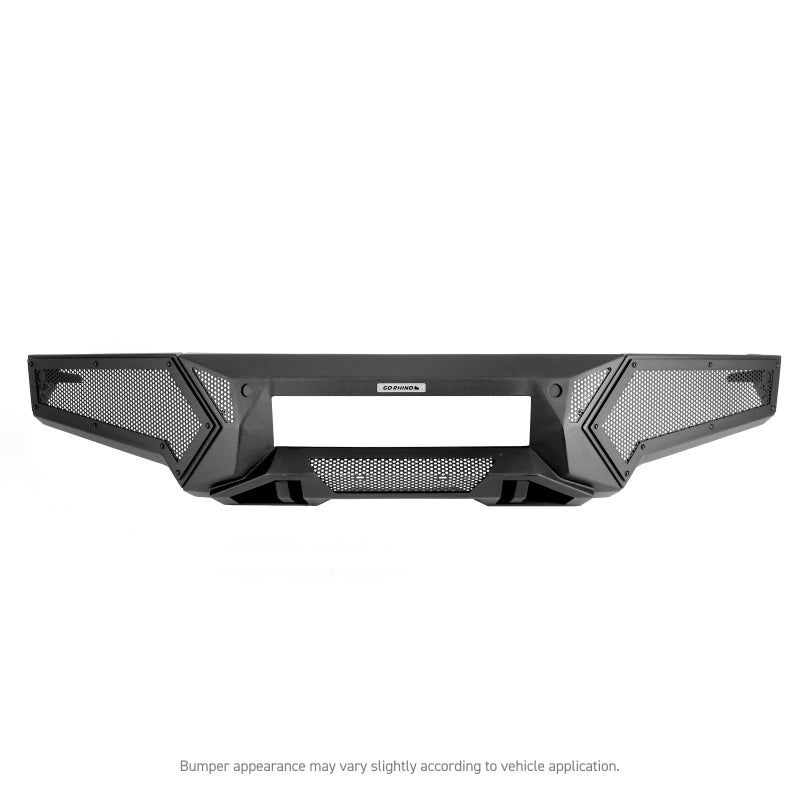 Go Rhino 21-23 Ford F-150 (4dr) Element Front Bumper w/ Fixed Light Bar Mount - Tex. Blk