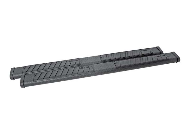 Dee Zee Universal Tubes - 6In Oval - Brite Tread Aluminum (CrewCab)