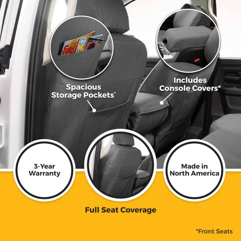 Covercraft 25-26 Toyota 4Runner Carhartt PrecisionFit Custom 1st Row Seat Covers - Gravel