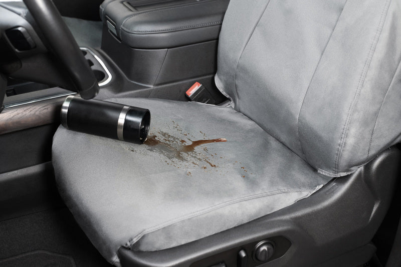 Covercraft 10-13 Chevrolet Express Waterproof Polyester SeatSaver Front Row Seat Covers - Grey