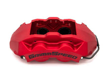 画像をギャラリービューアに読み込む, GrimmSpeed 02-21 Subaru WRX/STI 4-Piston Brake Caliper Kit - Red (For 340mm Rotor)