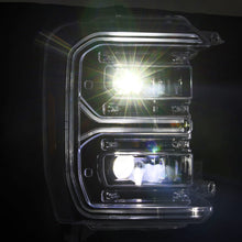 画像をギャラリービューアに読み込む, AlphaRex 23-26 Ford F-250 SD LUXX LED Proj Headlights Alpha Blk w/Activ Light/Seq Signal/Switchback