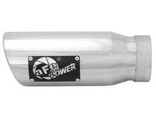 画像をギャラリービューアに読み込む, aFe MACH Force-Xp Universal Exhaust Tip 3-1/2Inlet x 4-1/2IN Outlet x 12IN L Polished Left Side Exit