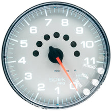 画像をギャラリービューアに読み込む, Autometer Spek-Pro Gauge Tachometer 5in 11K Rpm W/Shift Light &amp; Peak Mem Silver/Chrome
