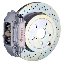 画像をギャラリービューアに読み込む, Brembo 66-89 911S/SC/Carrera Rear GT BBK 4 Piston Cast 2pc 309x28 1pc Rotor Drilled-Silver