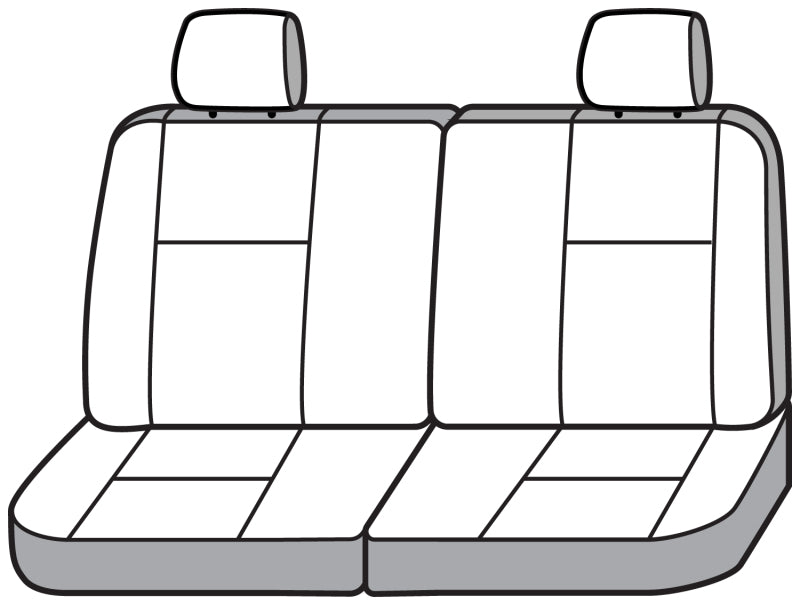 Covercraft 19-23 Ford Transit Polycotton SeatSaver Custom Third Row Seat Covers-Taupe