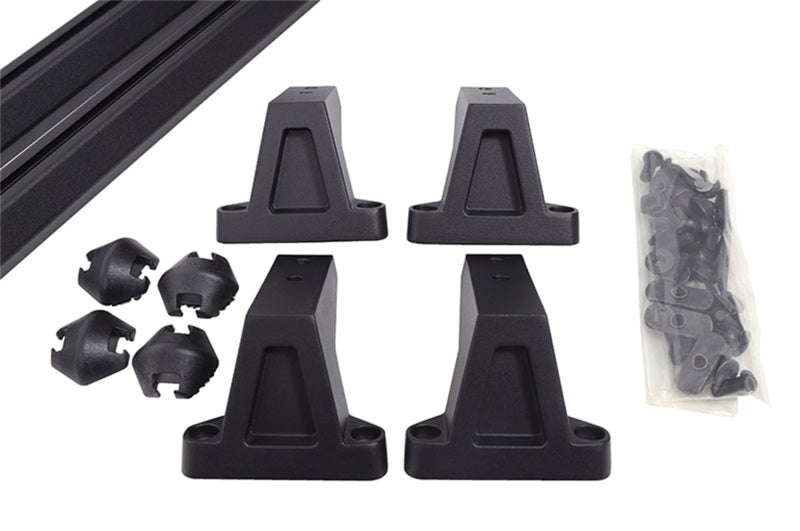 Dee Zee Cargo Management - Universal Hex Series Cross Rails - 68in. Kit - Texture Black