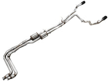画像をギャラリービューアに読み込む, AWE Tuning 25+ RAM 1500 3.0TT 0FG Cat-Back Touring Exhaust - Diamond Black Tips