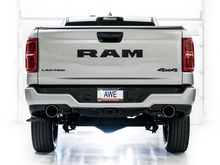 画像をギャラリービューアに読み込む, AWE Tuning 25+ RAM 1500 3.0TT 0FG Cat-Back Touring Exhaust - Chrome Silver Tips