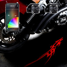 画像をギャラリービューアに読み込む, XK Glow Curb FX Bluetooth XKchrome App Waterproof LED Projector Welcome Light Tatoo Style 2pc