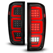 画像をギャラリービューアに読み込む, ANZO 19-23 GMC Sierra 1500/2500HD/3500HD Black Replacement Full LED Bar Tail Light