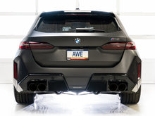 画像をギャラリービューアに読み込む, AWE Tuning BMW G90/G99 M5 Track Edition Cat-Back Exhaust - Diamond Black Tips