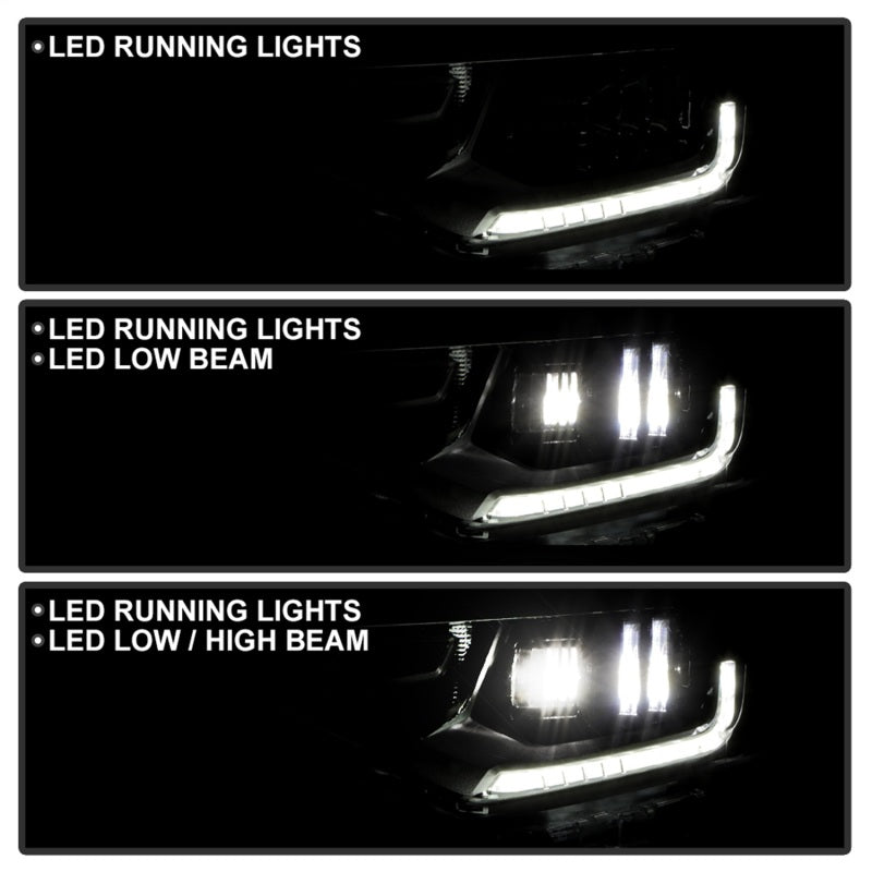 xTune 18-21 Chevrolet Traverse Full LED Headlight - OE Left (Signal/Side Marker Halogen)