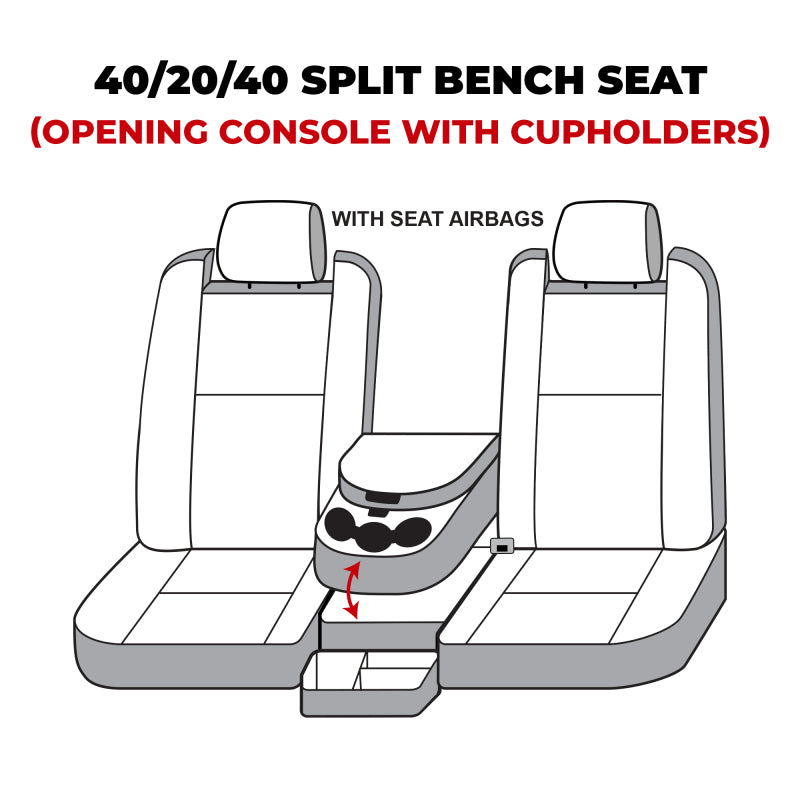 Covercraft 22-24 Dodge RAM 2500/3500 Carhartt Super Dux SeatSaver Custom Front Row Seat Covers - Blk