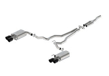 画像をギャラリービューアに読み込む, Ford Racing 2024 Mustang 2.3L Extreme Non-Active Cat-Back Exhaust w/GT Valance - Black Tip