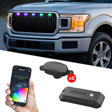 画像をギャラリービューアに読み込む, XK Glow XKmax Pre-Runner Style RGBW LED Grill Pods - 5pc