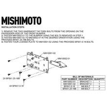 画像をギャラリービューアに読み込む, Mishimoto 2021+ Ford Bronco Modular Bumper License Plate Relocation