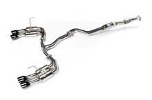 画像をギャラリービューアに読み込む, Invidia 2022+ Subaru WRX Gemini Single Layer Quad Black Tip Cat-Back Exhaust