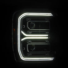 画像をギャラリービューアに読み込む, AlphaRex 23-26 Ford F-250 SD LUXX LED Proj Headlights Alpha Blk w/Activ Light/Seq Signal/Switchback