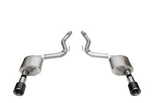 画像をギャラリービューアに読み込む, Corsa 2024 Ford Mustang GT Coupe 3in Sport Axle-Back Exhaust - 4.5in Carbon Fiber Tips