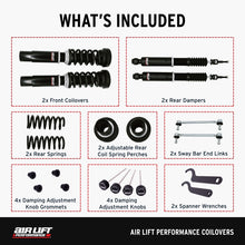 画像をギャラリービューアに読み込む, Air Lift Performance 15-19 BMW 3-Series / 15-20 BMW 4-Series Coilover Kit
