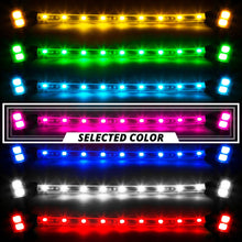 画像をギャラリービューアに読み込む, XK Glow Strip Single Color Underglow LED Accent Light Car/Truck Kit Pink - 8x24In Tube Car + 4x8In