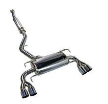 画像をギャラリービューアに読み込む, Remark 08-14 Subaru WRX STi GR Hatch Sports Touring Cat-Back Exhaust - SS Quad Tips (Resonated)