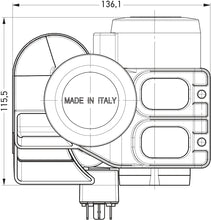 画像をギャラリービューアに読み込む, Hella Compressed Air Trumpet Horn 12V