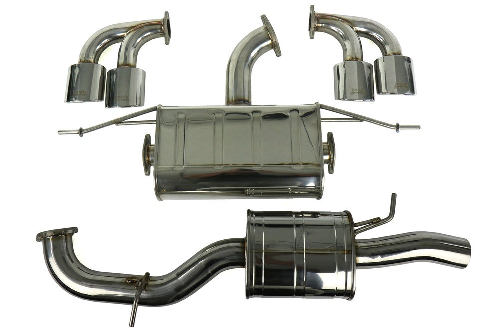 Invidia 14-17 VW Golf-R Q300 w/ Oval Stainless Steel Tips Cat-Back Exhaust