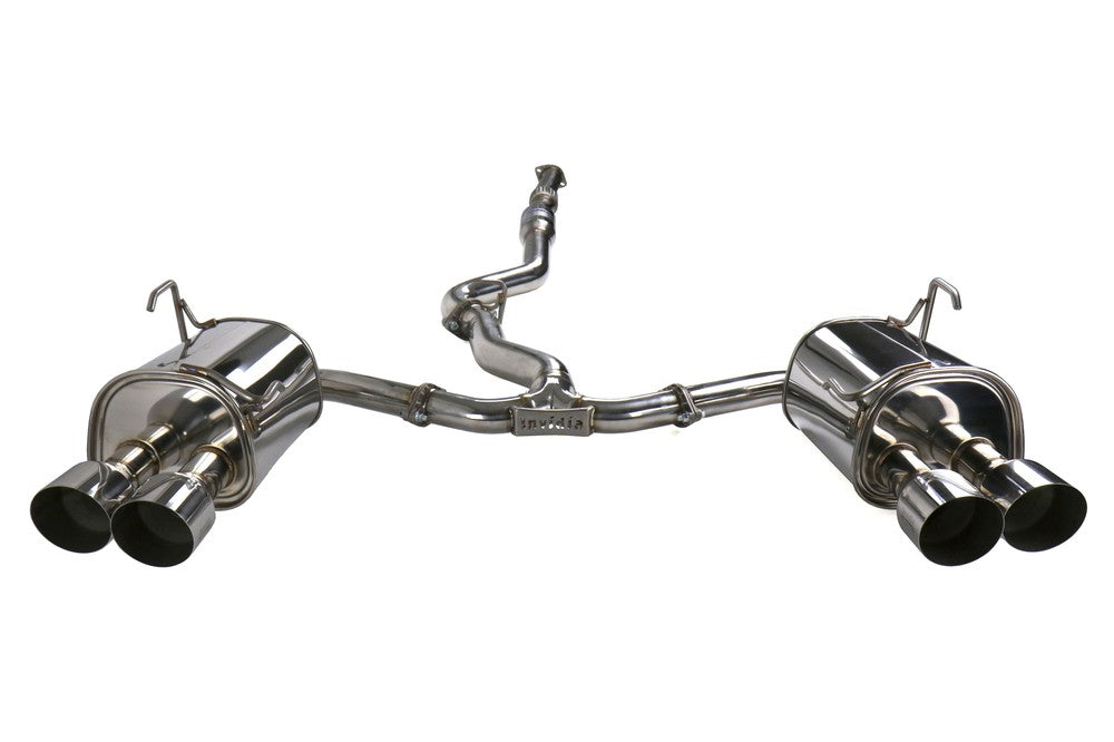Invidia 15+ Subaru STI 4Dr Q300 Single Layer Stainless Steel Quad Tip Cat-Back Exhaust