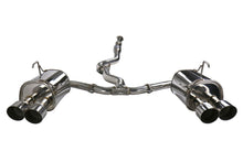 画像をギャラリービューアに読み込む, Invidia 15+ Subaru STI 4Dr Q300 Single Layer Stainless Steel Quad Tip Cat-Back Exhaust