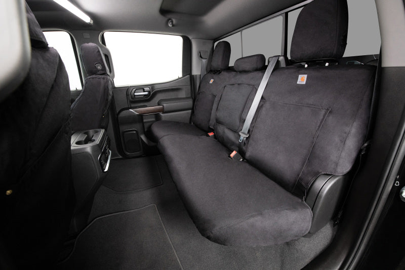 Covercraft 22-23 Chevrolet Silverado Carhartt Super Dux SeatSaver Front Row Seat Covers - Blk
