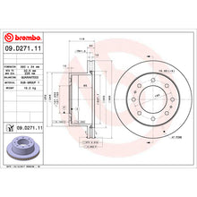 画像をギャラリービューアに読み込む, Brembo 08-14 Ford E-150/E-250/08-22 E-350 Super Duty/09-18 E-450 Super Duty UV Coated Rotor
