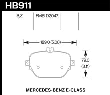 画像をギャラリービューアに読み込む, Hawk 17-18 Mercedes-Benz E43 AMG 4Matic 3.0L/ 2018 Mercedes-Benz E400 HPS 5.0 Street Rear Brake Pads