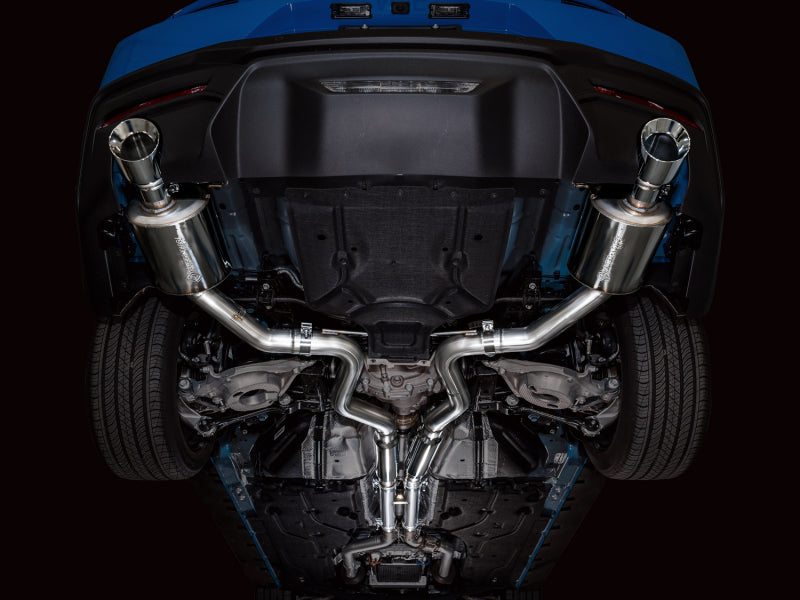 AWE Tuning 2024 Ford Mustang GT Fastback S650 RWD Touring Catback Exhaust w/ Dual Chrome Silver Tips