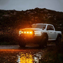 画像をギャラリービューアに読み込む, KC HiLiTES SlimLite 8in. LED Light Shield (Shield Only) - Amber