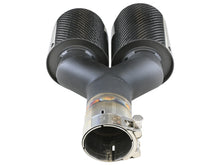 画像をギャラリービューアに読み込む, aFe Takeda 2.5in 304 Stainless Steel Clamp-on Exhaust Tip Passenger Side 2.5in Inlet 4inDual-Carbon