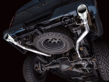 画像をギャラリービューアに読み込む, AWE Tuning 2021+ Ford F150 Tremor w/ Bumper Cutouts 0FG Non-Resonated Cat-Back w/ Chrome Silver Tips