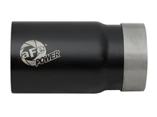 画像をギャラリービューアに読み込む, aFe MACH Force-Xp Universal Exhaust Tip 3-1/2 IN Inlet x 4 IN Outlet x 7 IN L Black Right Side Exit