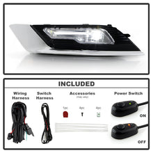 画像をギャラリービューアに読み込む, Spyder 17-18 Ford Fusion OEM Full LED Fog Lights w/Switch - Clear (FL-FFUS17-LED-C)