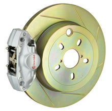 画像をギャラリービューアに読み込む, Brembo 08-14 WRX Rear GT BBK 2 Piston Cast 2pc 316 x20 1pc Rotor Slotted Type1-Silver