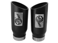 画像をギャラリービューアに読み込む, aFe MACH Force-Xp Universal Exhaust Tip 4 IN Inlet x 5 IN Outlet x 12 IN L- Black Tip