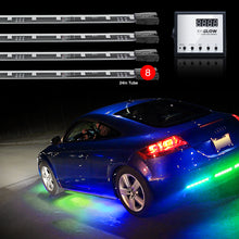 画像をギャラリービューアに読み込む, XK Glow 3 Million Color XKGLOW LED Accent Light Car/Truck Kit 8x24In Tubes