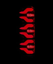 画像をギャラリービューアに読み込む, AlphaRex 87-96 Ford Bronco/F-150 Luxx-Series LED Tail Lights - Black Red