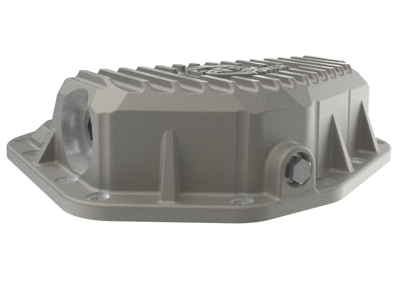 aFe POWER Street Series Front Diff Cover Raw w/ Machined Fins Ford F-250/350 23-26(Dana M235)