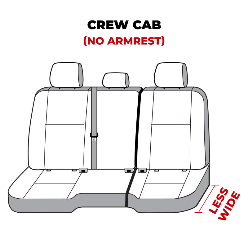 Covercraft 11-24 Dodge Ram Carhartt SeatSaver Custom Second Row Seat Covers - Brown