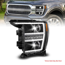 画像をギャラリービューアに読み込む, ANZO 21-23 Ford F150 LED Projector Headlight w/Switchback+Sequential - Black (Driver Side Only)