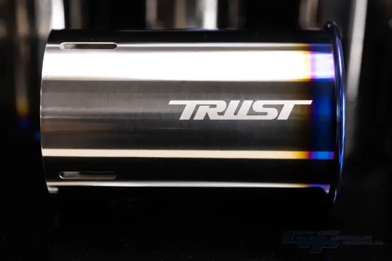 GReddy PE-TR Rolled Tip-Burnt-Ti L 190mm x 115mm
