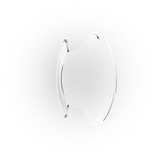 画像をギャラリービューアに読み込む, KC HiLiTES SlimLite 8in. LED Light Shield (Shield Only) - Clear